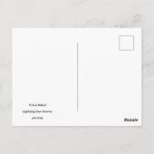Blitz über Toronto, Postkarte (Rückseite)