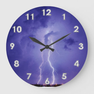 Blitz-Wanduhr Große Wanduhr