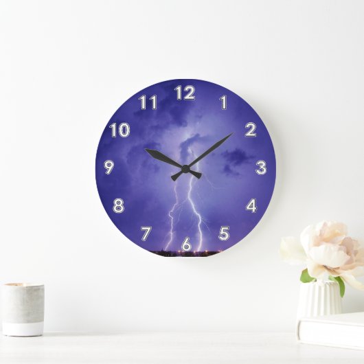 Blitz-Wanduhr Große Wanduhr (Zuhause)