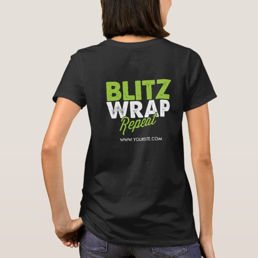 Blitz, Wrap, Repeat Jacket T-Shirt (Rückseite)