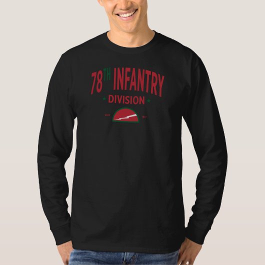 Blitzabteilung - 78. Infanterieabteilung Long T-Shirt (Vorderseite)