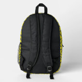 Blitzbögen Bedruckter Rucksack (Rückseite)