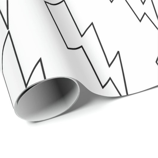 Blitzbolzen Geschenkpapier (Rolleneckpunkt)