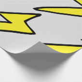 Blitzbolzen Geschenkpapier (Ecke)