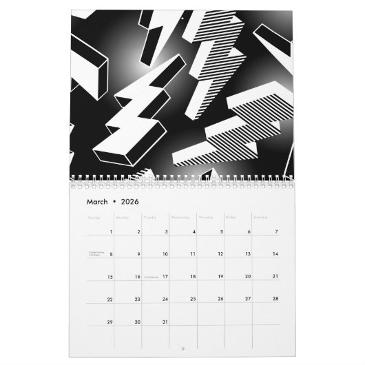 Blitzbolzen Kalender (Mär 2026)