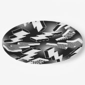 Blitzbolzen Pappteller (Schrägansicht)