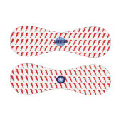 Blitzbolzen rot-blau personalisiert baseball (Paneele)