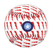 Blitzbolzen rot-blau personalisiert baseball (Rückseite)