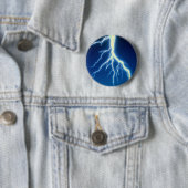 Blitzbolzen über blauem Hintergrund Button (Beispiel)