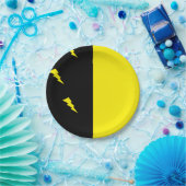 Blitzbolzenmuster Pappteller (Party)