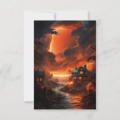 Blitzdonnern Einladung (Vorderseite)