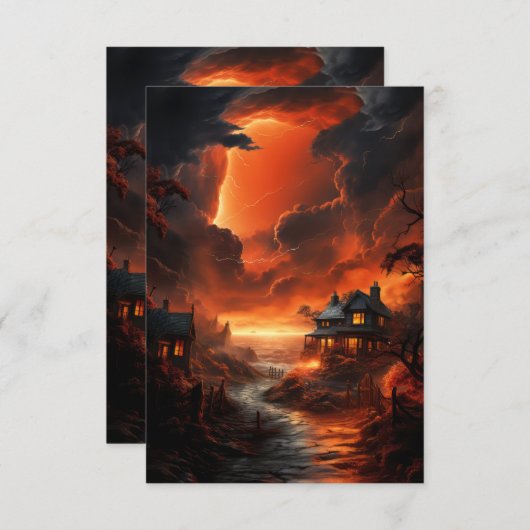 Blitzdonnern Einladung (Vorne/Hinten)