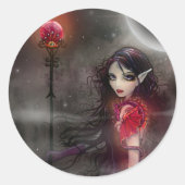 Blitzdrachenkleber Runder Aufkleber (Vorderseite)