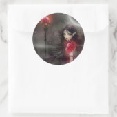 Blitzdrachenkleber Runder Aufkleber (Tasche)