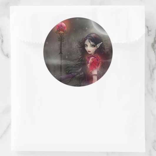 Blitzdrachenkleber Runder Aufkleber (Tasche)