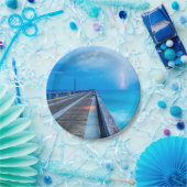 Blitze am Navarre Beach Pier Pappteller (Party)