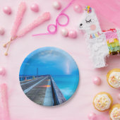 Blitze am Navarre Beach Pier Pappteller (Party)