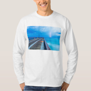 Blitze am Navarre Beach Pier T-Shirt