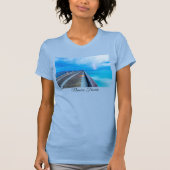 Blitze am T - Shirt Navarre Beach Pier (Vorderseite)