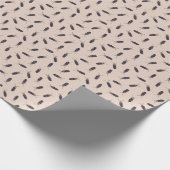 Blitze - Beige Umschlagpapier Geschenkpapier (Ecke)