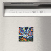 Blitze beleuchten den Himmel Magnet (In Situ (Geschirrspüler))