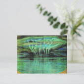 Blitze, berühmtes Gemälde von Mikalojus Ciurlionis Postkarte (Stehend Vorderseite)