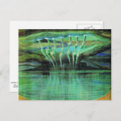 Blitze, berühmtes Gemälde von Mikalojus Ciurlionis Postkarte (Vorne/Hinten)