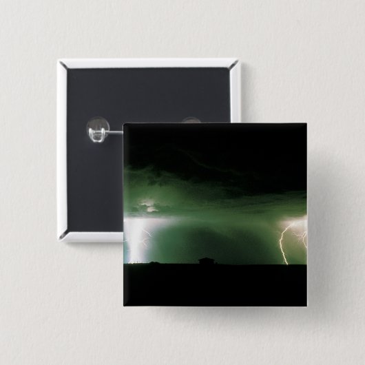 Blitze. Button (Vorne & Hinten)