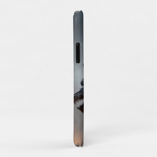 Blitze Cyborg-Wölfe Case-Mate iPhone Hülle (Hinten/Rechts)