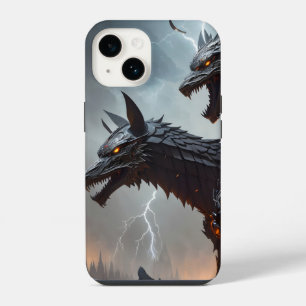 Blitze Cyborg-Wölfe iPhone 14 Hülle