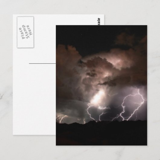 Blitze epischen Power. Postkarte (Vorne/Hinten)