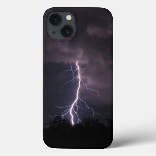 Blitze im Night Sky iPad-Fall Case-Mate iPhone Hülle (Rückseite)