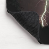 Blitze in den Wolken Mousepad (Ecke)