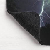 Blitze in den Wolken Mousepad (Ecke)