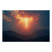 Blitze in der Dämmerung Poster (Vorderseite)