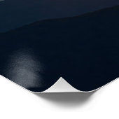 Blitze in der Dämmerung Poster (Ecke)