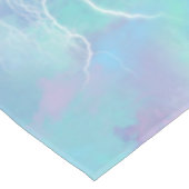 Blitze in Wolken Tischdecke (Schrägansicht)