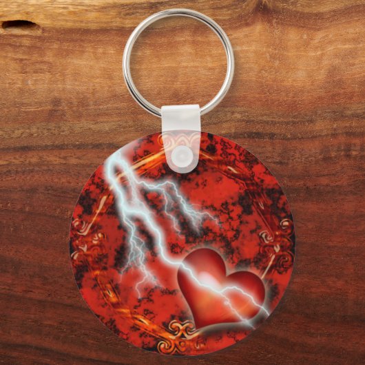 Blitze Liebe Schlüsselanhänger (Vorderseite)