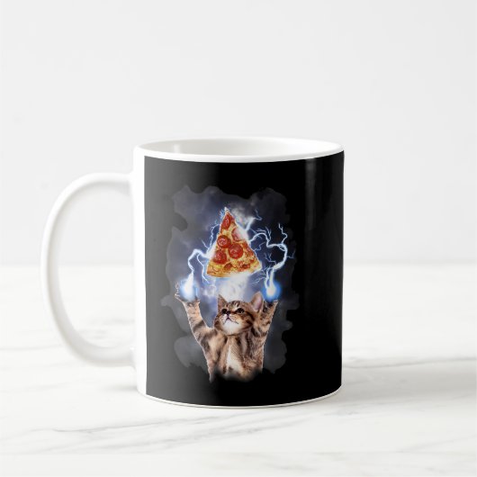 Blitze Pizza Cat Kaffeetasse (Links)
