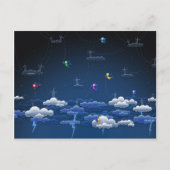 Blitze Postkarte (Vorderseite)