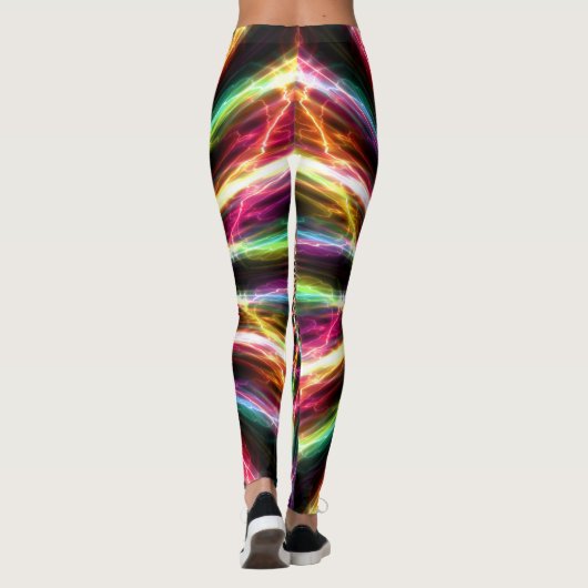 Blitze RegenbogenLeggings Leggings (Rückseite)