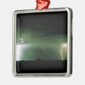 Blitze. Silbernes Ornament (Links)