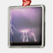Blitze. Silbernes Ornament (Links)