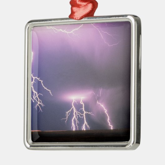 Blitze. Silbernes Ornament (Links)