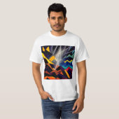 Blitze über Bergspitzen 1 T-Shirt (Vorne ganz)