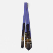 Blitze über Chicago River Neck Tie Krawatte (Rückseite)