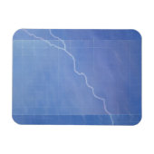 Blitze über das Gebäude Magnet (Horizontal)