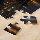 Blitze über dem Fluss Chicago Puzzle (Seite)