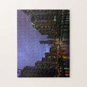 Blitze über dem Fluss Chicago Puzzle (Vertikal)