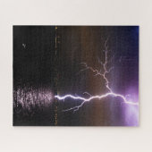 Blitze über dem Washington-See Puzzle (Horizontal)